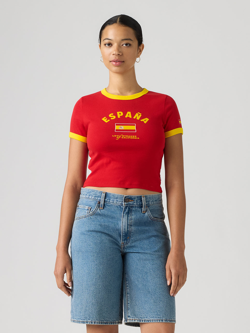 Levi's® Spain Women's Ringer Tee - Front View