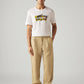Men's 568 Khaki Loose Fit Mid Rise Chinos - Front View