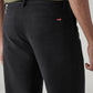 Men's Black Loose Straight Fit Mid Rise Chinos - 05-Detail View