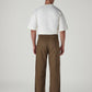 Men's Loose Straight Fit Mid Rise Chinos - Back View