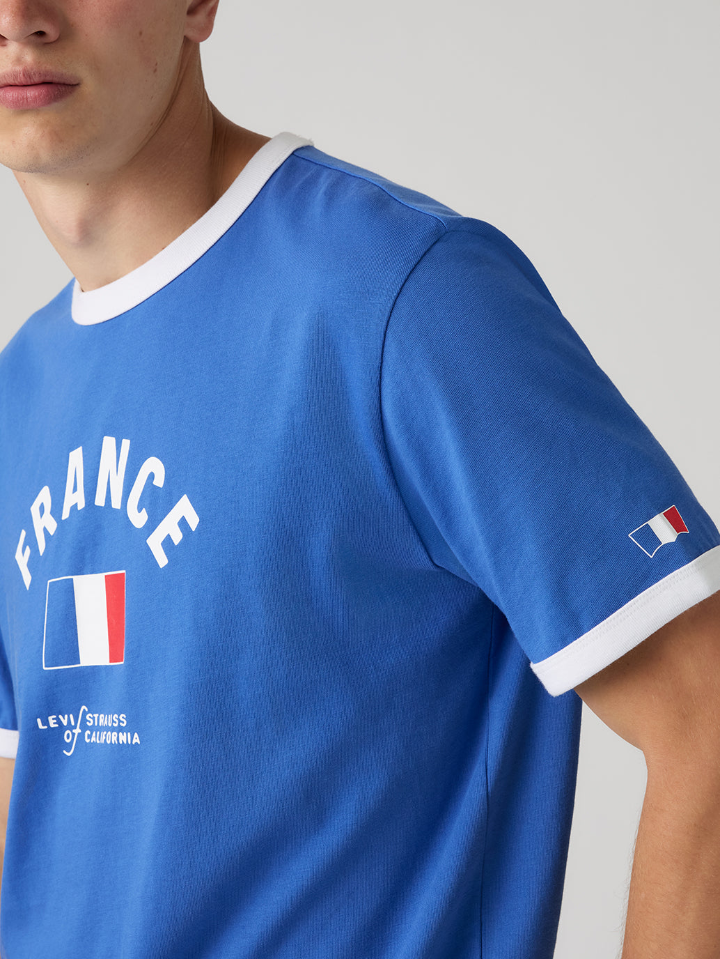 Levi's® France Men's Ringer Tee - detail View