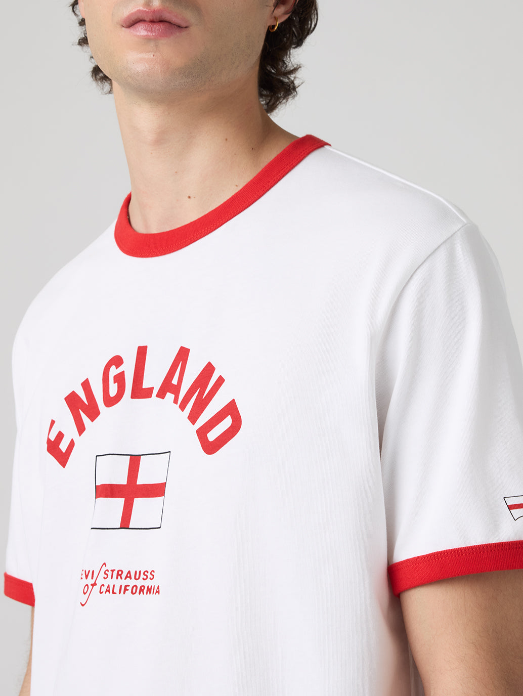 Levi's® England Men's Ringer Tee - detail View