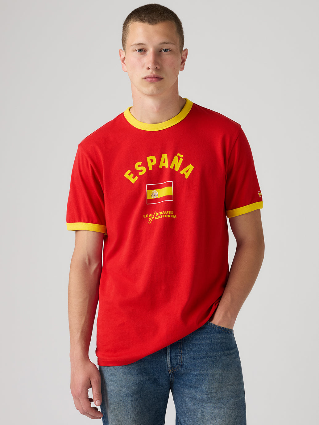 Levi's® Spain Men's Ringer Tee - Styleshot View