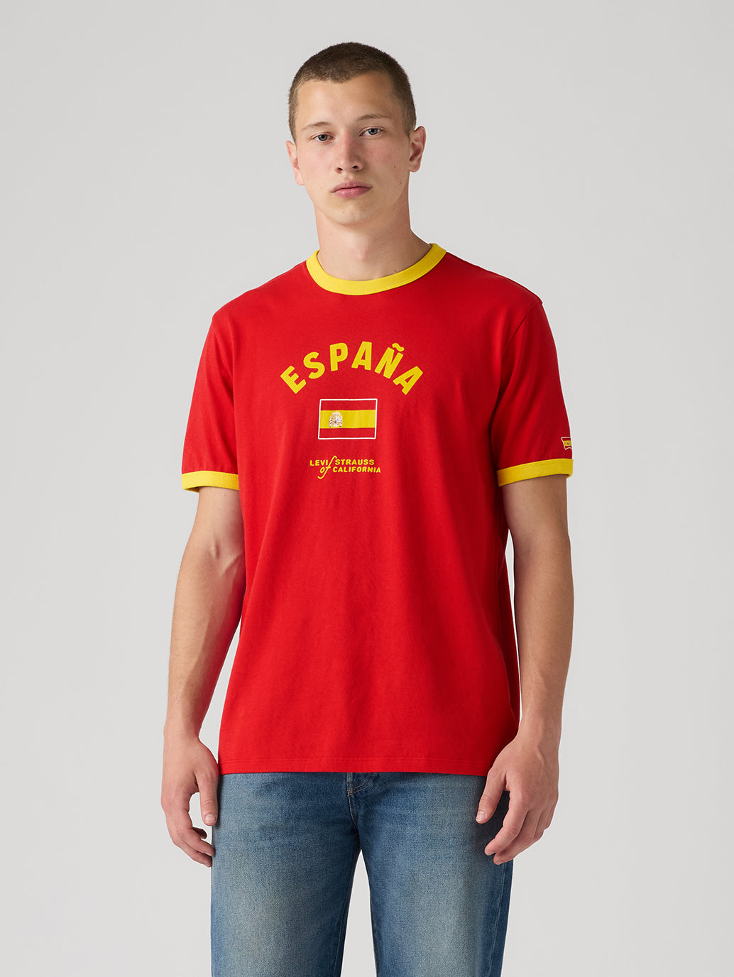 Levi's® Spain Men's Ringer Tee - Front View