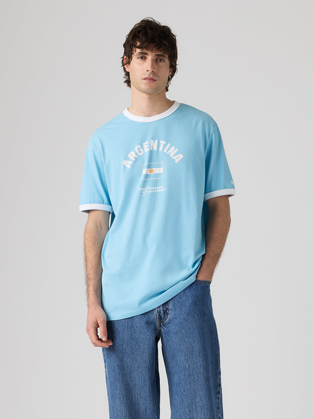 Levi's® Argentina Men's Ringer Tee - Front View