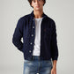 Men's Solid Relaxed Fit Denim Trucker Jacket - Styleshot View