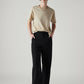 Women's Black Loose Fit High Rise Cargos - Styleshot View