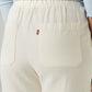 Women's Off White Loose Fit High Rise Trousers - 20 View