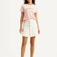 Women's White Regular Fit Mid Rise Skort - Styleshot View