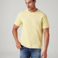 Men's Solid Regular Fit Commuter T-Shirt - Front View