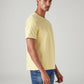 Men's Solid Regular Fit Commuter T-Shirt - Side View