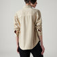 Women's Solid Regular Fit Shirt - Back View