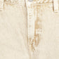 Women's Beige Barrel Loose Fit Mid Rise Baggy Dad Jeans - detail View
