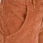 Women's Brown Loose Fit High Rise Trousers - detail View