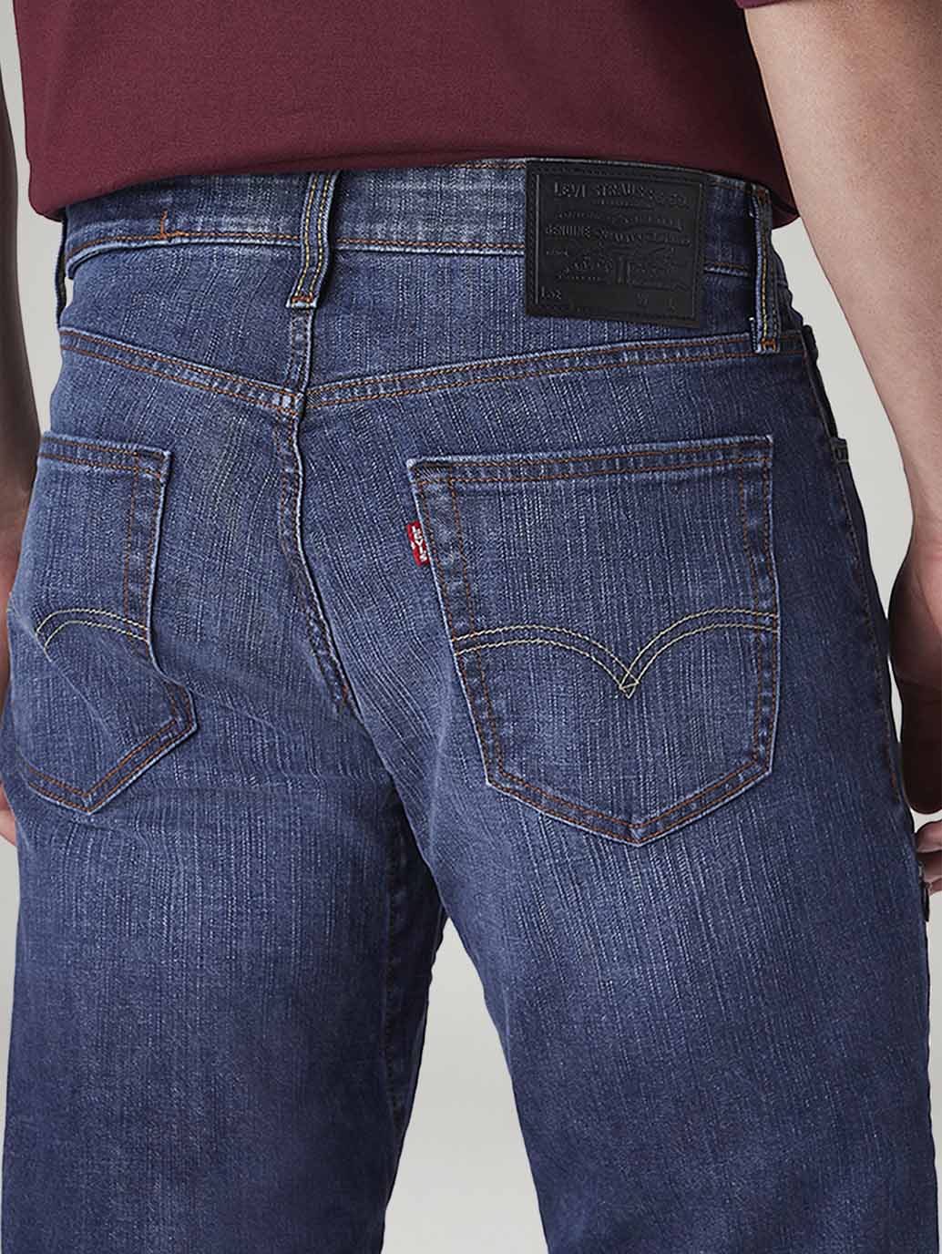 Men's 541 Blue Athletic Tapered Fit Mid Rise Commuter Jeans - 20 View