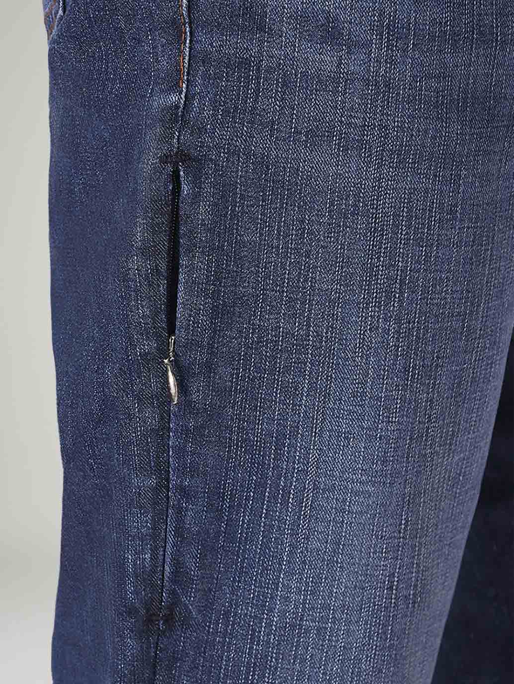 Men's 541 Blue Athletic Tapered Fit Mid Rise Commuter Jeans - Detail View