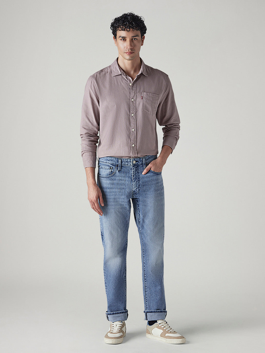 Men's 541 Light Blue Athletic Tapered Fit Mid Rise Commuter Jeans - 707c92b7-a630-455a-8831-2663c4498ad4 View
