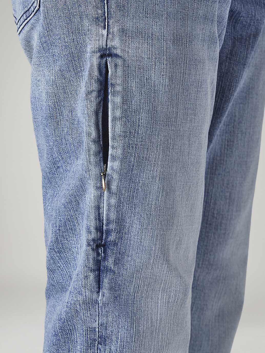 Men's 541 Light Blue Athletic Tapered Fit Mid Rise Commuter Jeans - Detail View
