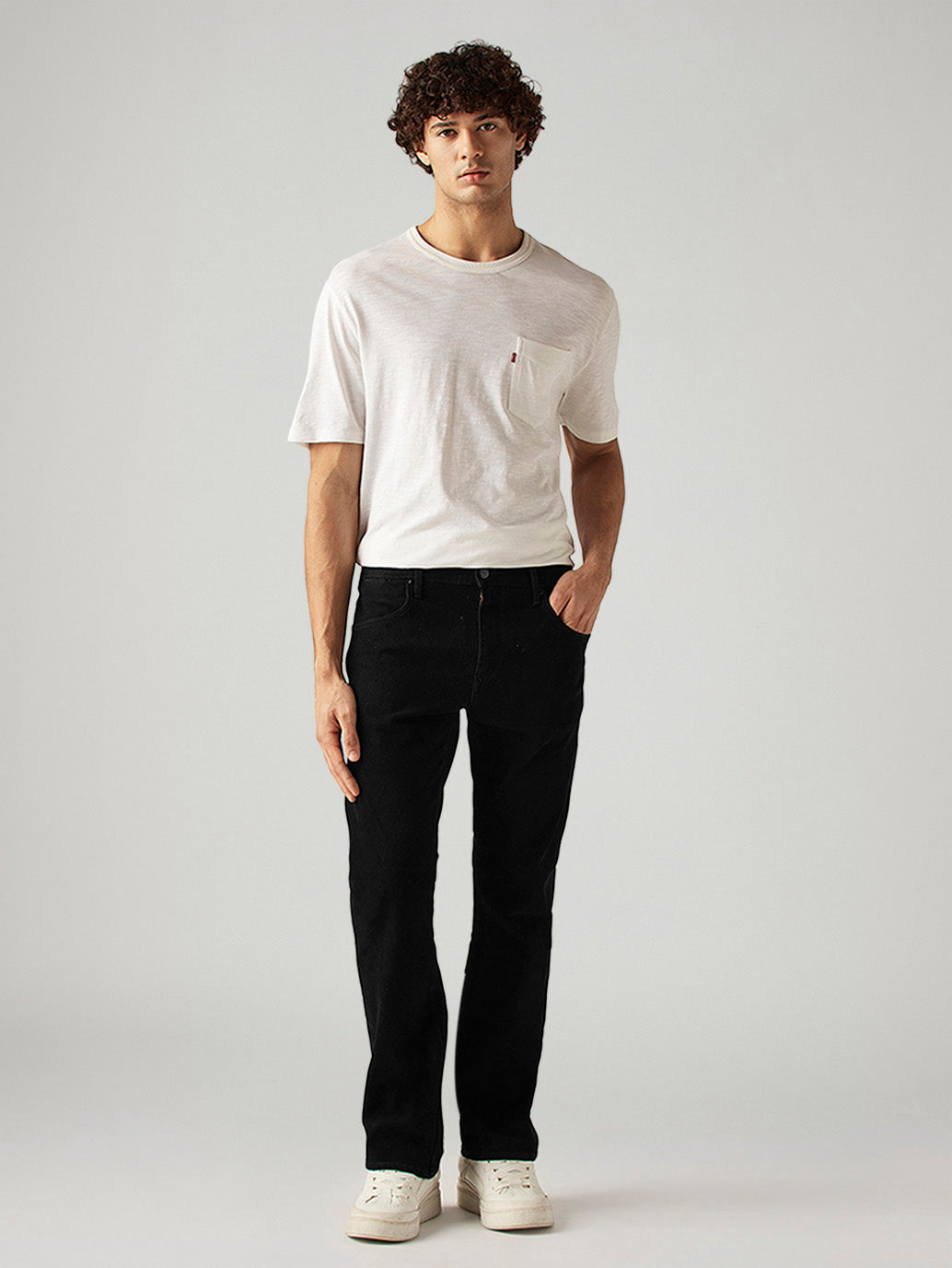 Men's 517 Black Bootcut Fit Mid Rise Redloop Jeans – Levis India Store