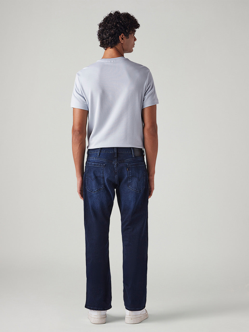 Men's 511 Dark Blue Slim Fit Mid Rise Redloop Jeans - Back View