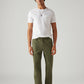 Men's Olive Relaxed Fit Mid Rise Tech Pant - Styleshot View