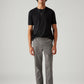 Men's Grey Relaxed Fit Mid Rise Tech Pant - Stylshot View