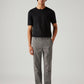 Men's Grey Relaxed Fit Mid Rise Tech Pant - Front View
