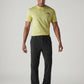 Men's Black Authentic Relaxed Fit Mid Rise Tech Pant - Front View