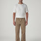 Men's Khaki Authentic Relaxed Fit Mid Rise Tech Pant - Front View