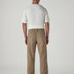 Men's Khaki Authentic Relaxed Fit Mid Rise Tech Pant - Back View