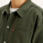 Men's Solid Dark Green Slim Fit Shirt - Detail View