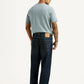 Men's 578 Dark Blue Baggy Fit Mid Rise Jeans - Back View