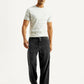 Men's Extra Baggy Fit Wide Leg Charcoal Grey Jeans - Styleshot View