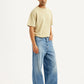 Men's Light Blue Extra Baggy Loose Fit Mid Rise Jeans - Side View