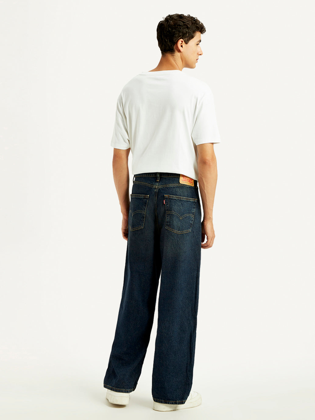 Men's Dark Blue Extra Baggy Loose Fit Mid Rise Jeans – Levis India