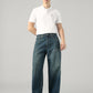 Men's Blue Extra Baggy Fit Mid Rise Jeans - Styleshot View