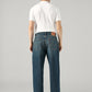 Men's Blue Extra Baggy Fit Mid Rise Jeans - Back View