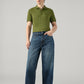 Men's Blue Extra Baggy Fit Mid Rise Jeans - Front View