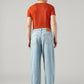 Men's Light Blue Extra Baggy Fit Mid Rise Jeans - Back View