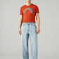 Men's Light Blue Extra Baggy Fit Mid Rise Jeans - Front View