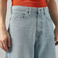 Men's Light Blue Extra Baggy Fit Mid Rise Jeans - 20 View