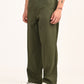 Men's Olive Baggy Fit Trousers - 844d0693-9852-4003-9399-dfeac3743dbf View