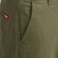 Men's Olive Baggy Fit Trousers - detail View