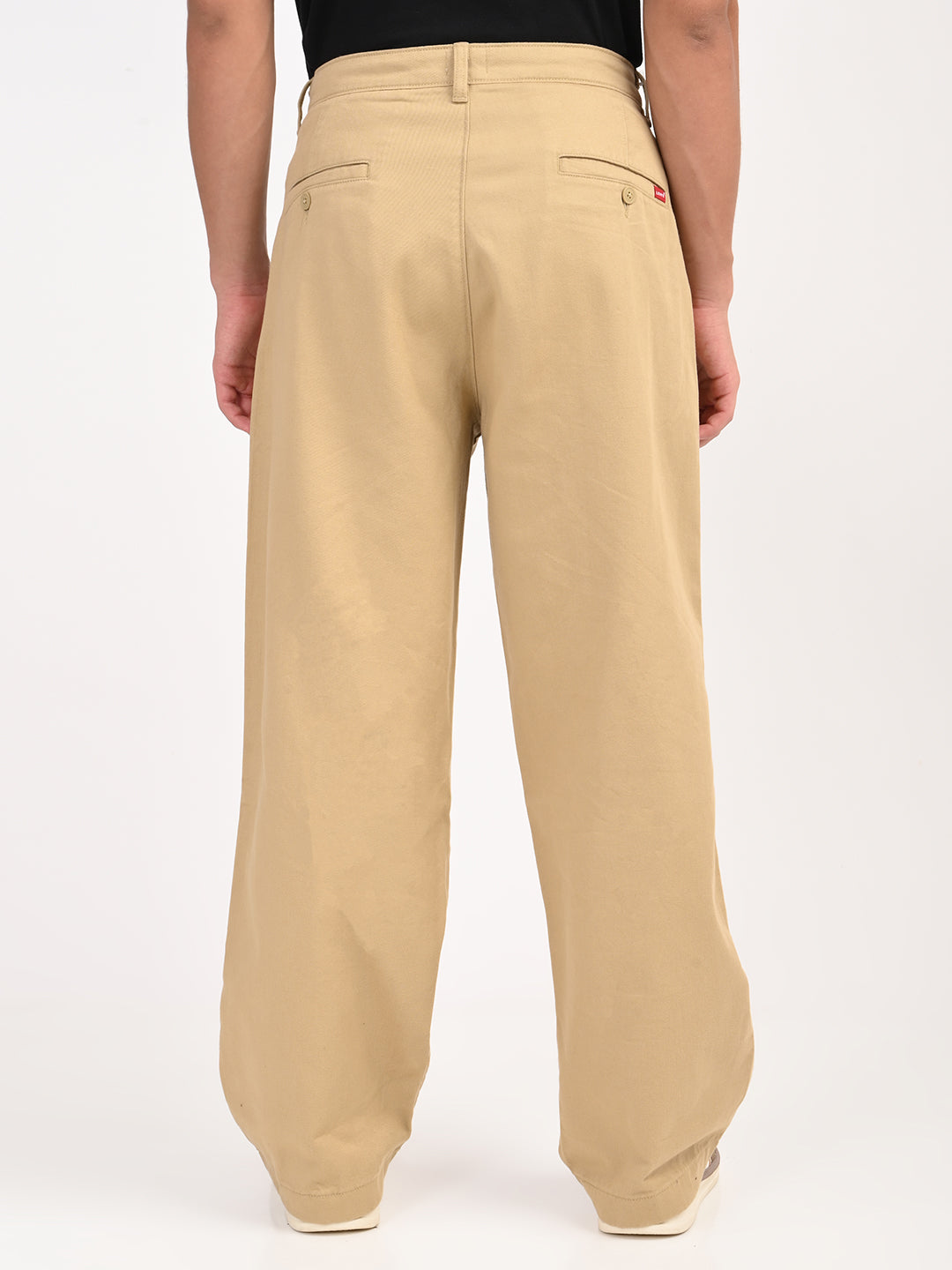 Men's Khaki Baggy Fit Trousers – Levis India Store