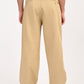 Men's Khaki Baggy Fit Trousers - back View