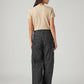 Women's Charcoal Grey Loose Fit High Rise Jeans - Back View