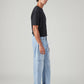 Men's 565 Light Blue Loose Fit Mid Rise Cargos - Side View