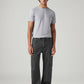 Men's 565 Charcoal Grey Loose Fit Mid Rise Cargos - Front View