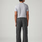 Men's 565 Charcoal Grey Loose Fit Mid Rise Cargos - Back View