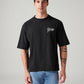 Men's Graphic Print Loose Fit T-Shirt - Front View